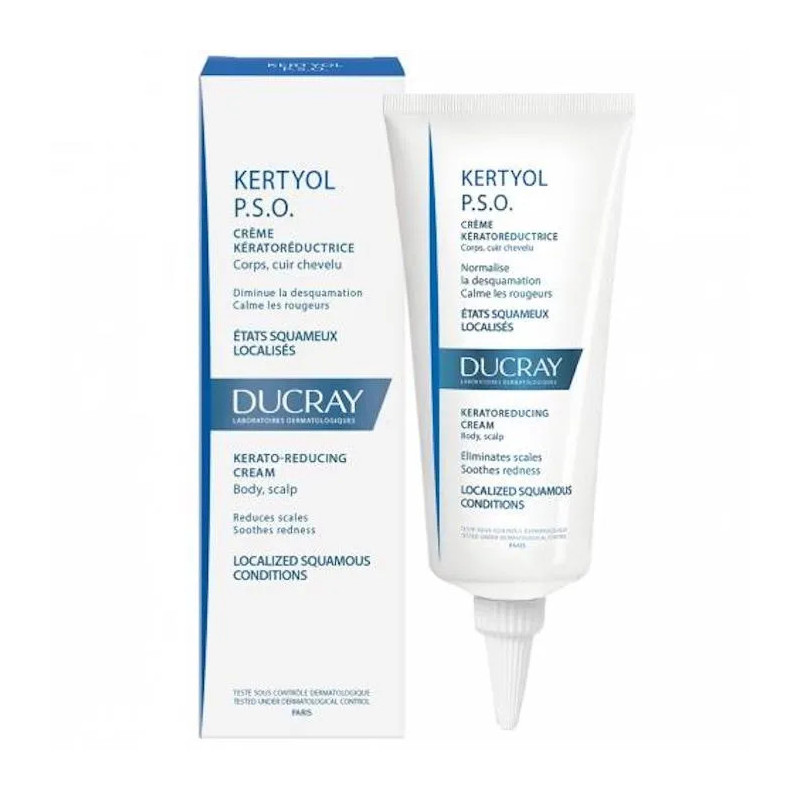 Ducray Kertyol Pso Crème 100ml - Apaisement Cuir Chevelu | Kermatone