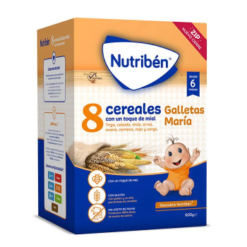 Biscuits Nutriben au Miel et 8 Céréales - Collation saine Kermatone