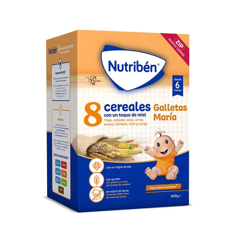 Biscuits Nutriben au Miel et 8 Céréales - Collation saine Kermatone
