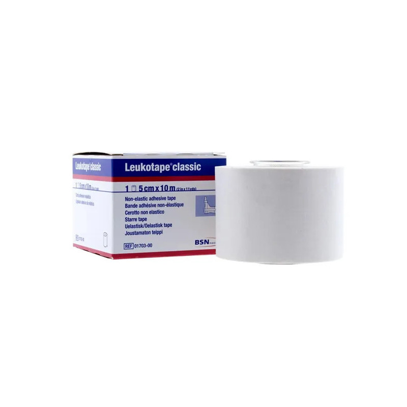 Bandage Leukotape 5x10 cm - Protection efficace contre les blessures | Kermatone