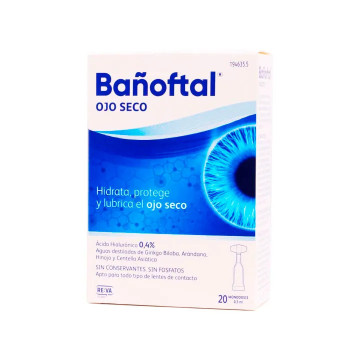 Bañoftal Oeil Sec - Soulagement instantané des yeux secs Kermatone