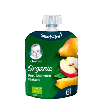 Gerber Organic Poire Pomme et Banane 90g - Kermatone