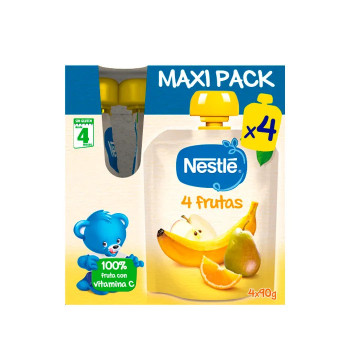 Nestle Sachet de 4 Fruits Maxi Pack - Snack Sain Kermatone