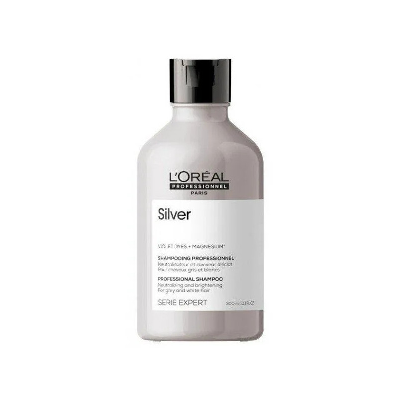 L'Oréal Professionnel Silver Shampoo - Élimine les Reflets Jaunes | Kermatone
