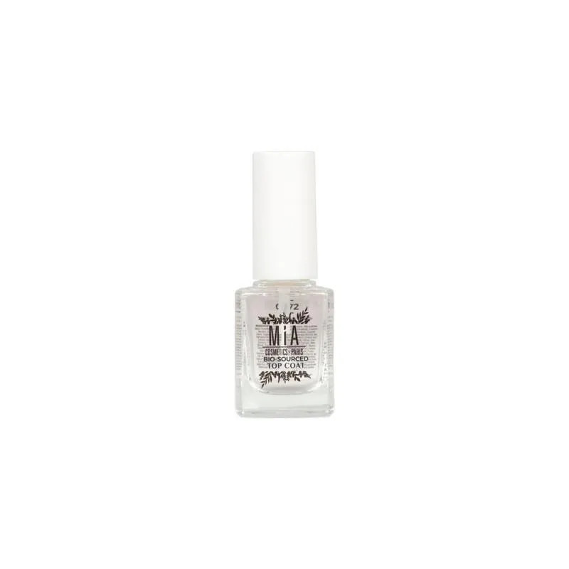 Mía Cosmetics Top Coat Bio-Sourcé - Brillance et Longue Tenue | Kermatone