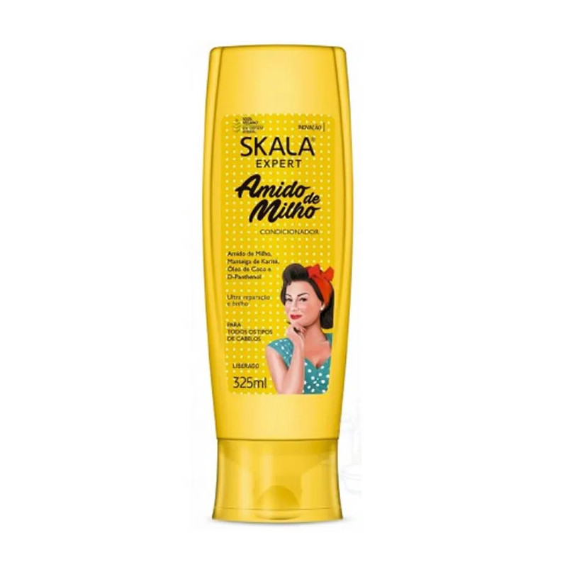 Skala Après-shampooing À L'Amidon De Maïs - Douceur & Brillance | Kermatone
