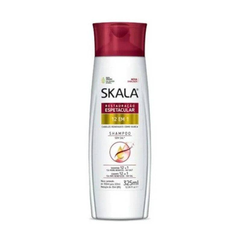 Shampooing Skala 12 In 1 - Brillance & Force - Kermatone