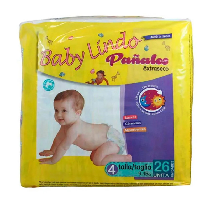 Couches Baby Lindo T4 - Confort et Protection pour Bébé | Kermatone