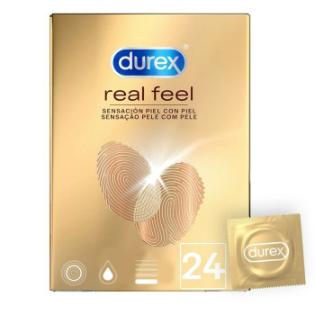 Durex Real Feel - Préservatifs Ultra-Sensibles | Kermatone