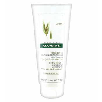 Klorane Baume au lait d'avoine 200ml - Soin Cheveux Sensibles | Kermatone
