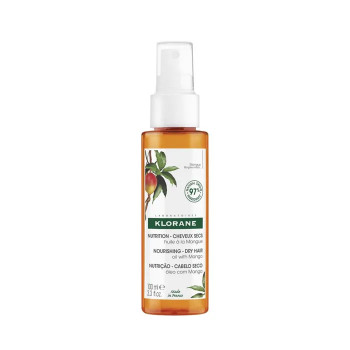 Klorane Huile De Mangue 100ml - Soin Cheveux Secs | Kermatone