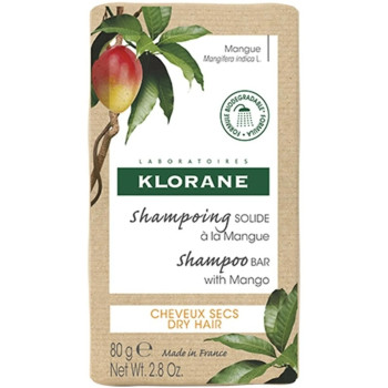 Shampoing Solide Klorane à la Mangue - Brillance & Douceur | Kermatone