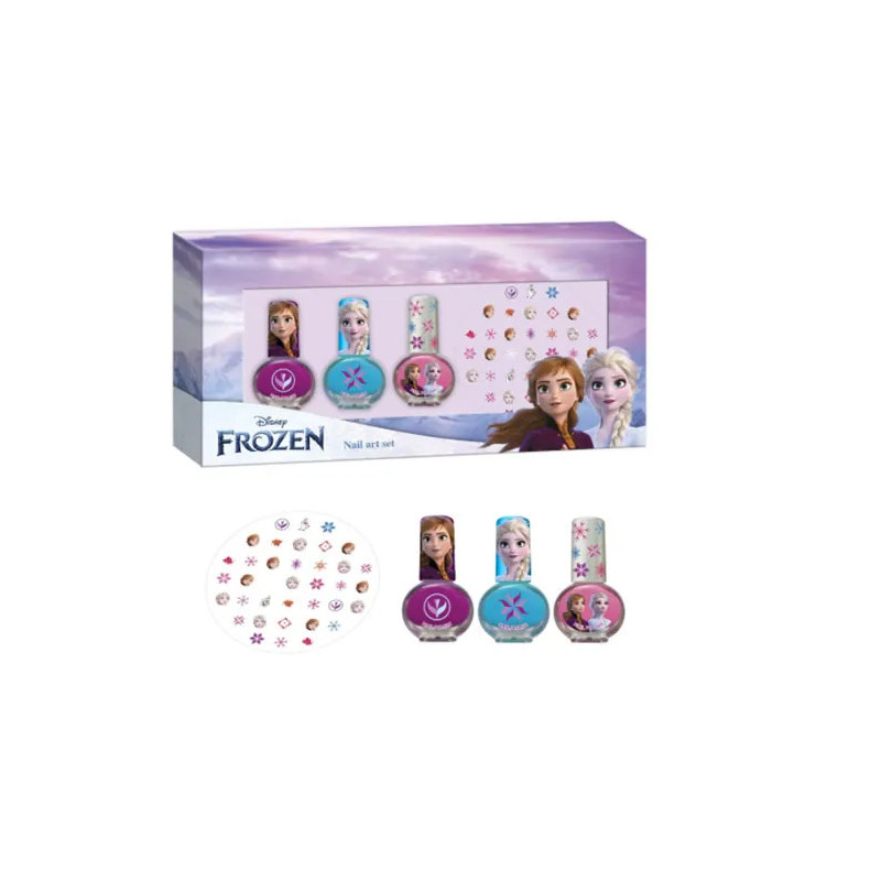 Coffret Nail Art Disney Frozen - Créez des Manucures Féériques | Kermatone