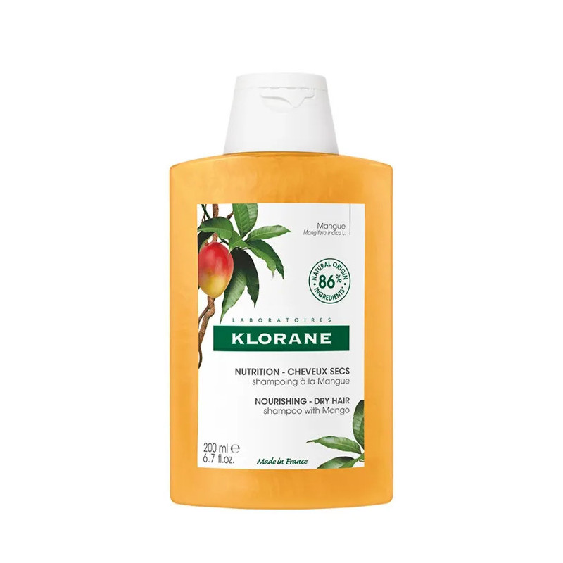 Klorane Shampooing à la Mangue - Hydratation intense | Kermatone