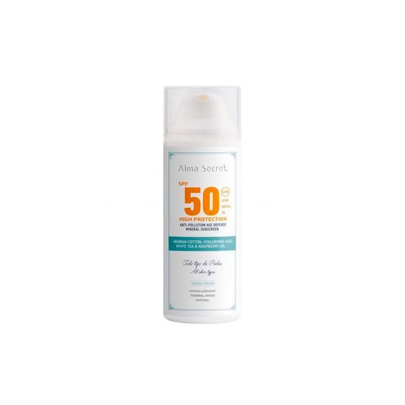 Alma Secret Crème Solaire Haute Protection SPF50 - Kermatone