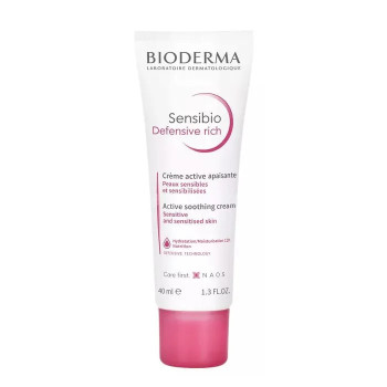 Bioderma Sensibio Defensive Rich 40ml | Hydratation pour peaux sensibles - Kermatone