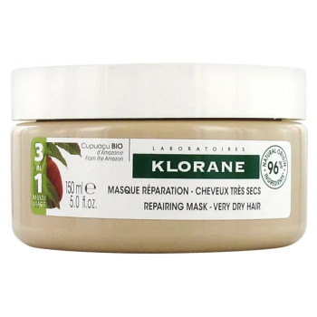 Klorane Masque Réparateur au Cupuazu - Cheveux Secs | Kermatone
