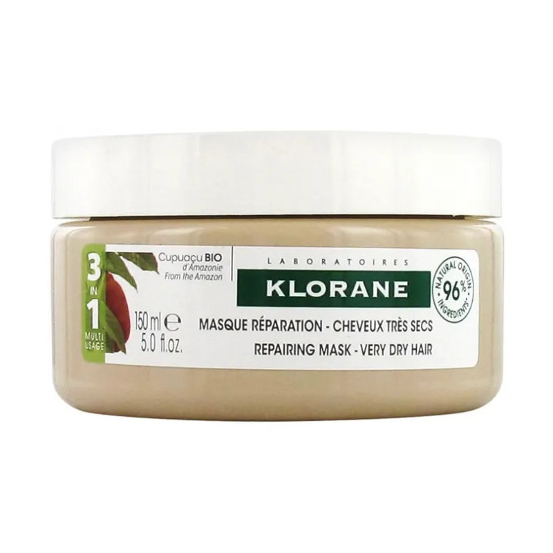 Klorane Masque Réparateur au Cupuazu - Cheveux Secs | Kermatone