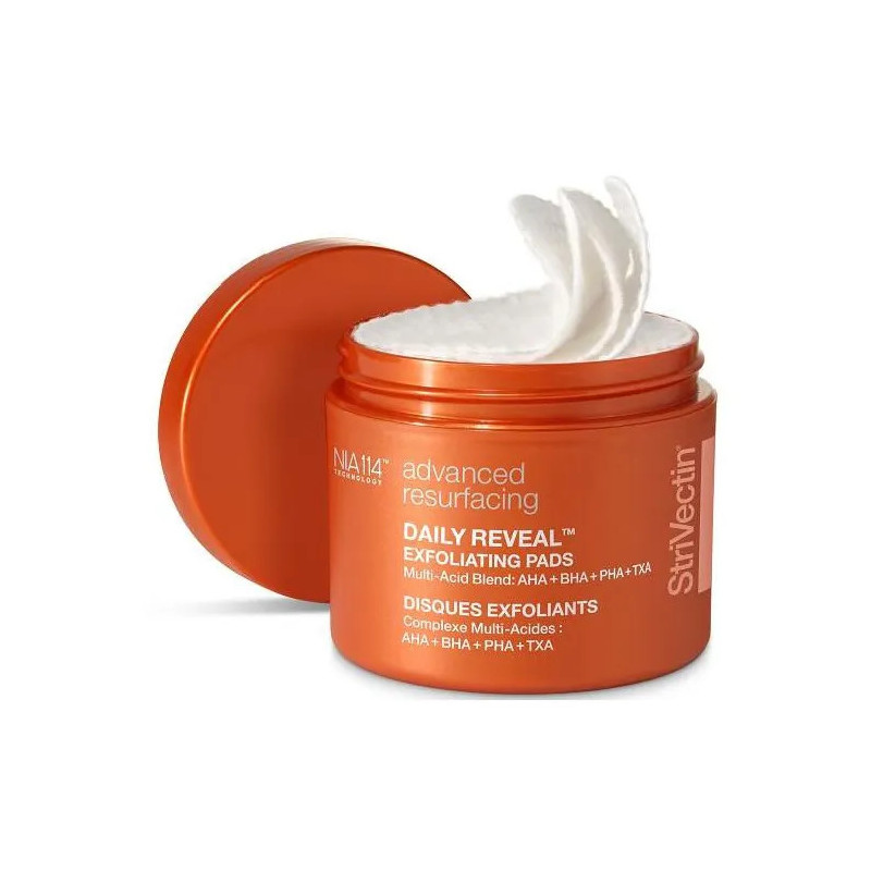 Strivectin Daily Reveal Pads Exfoliating - Éclat Instantané | Kermatone