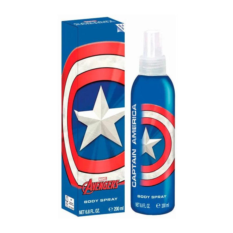 Vaporisateur Captain America 200ml - Fraîcheur & Énergie | Kermatone
