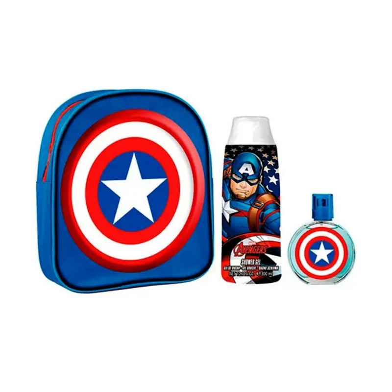 Captain America Eau De Toilette 50ml - Coffret 3 Produits