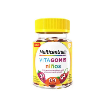 Multicentrum Vitamines Vitagomis Kids 30U - Bien-être enfant | Kermatone