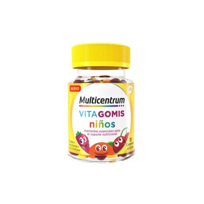 Multicentrum Vitamines Vitagomis Kids 30U - Bien-être enfant | Kermatone