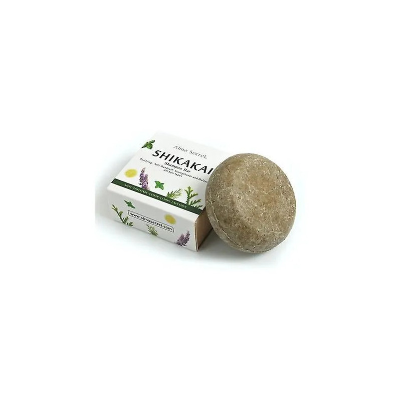 Alma Secret Shikakai Champú Sólido 85g - Cheveux brillants | Kermatone