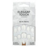Elegant Touch Faux Ongles Squoval Quite White - Kermatone