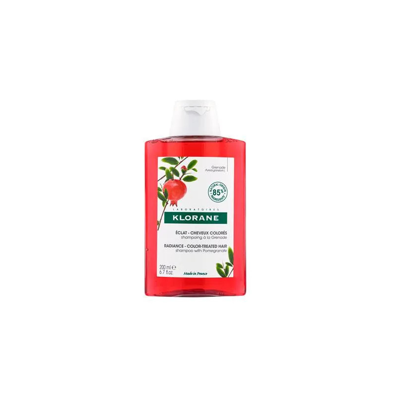 Klorane Shampooing Grenade Cheveux Colorés - Éclat garanti | Kermatone