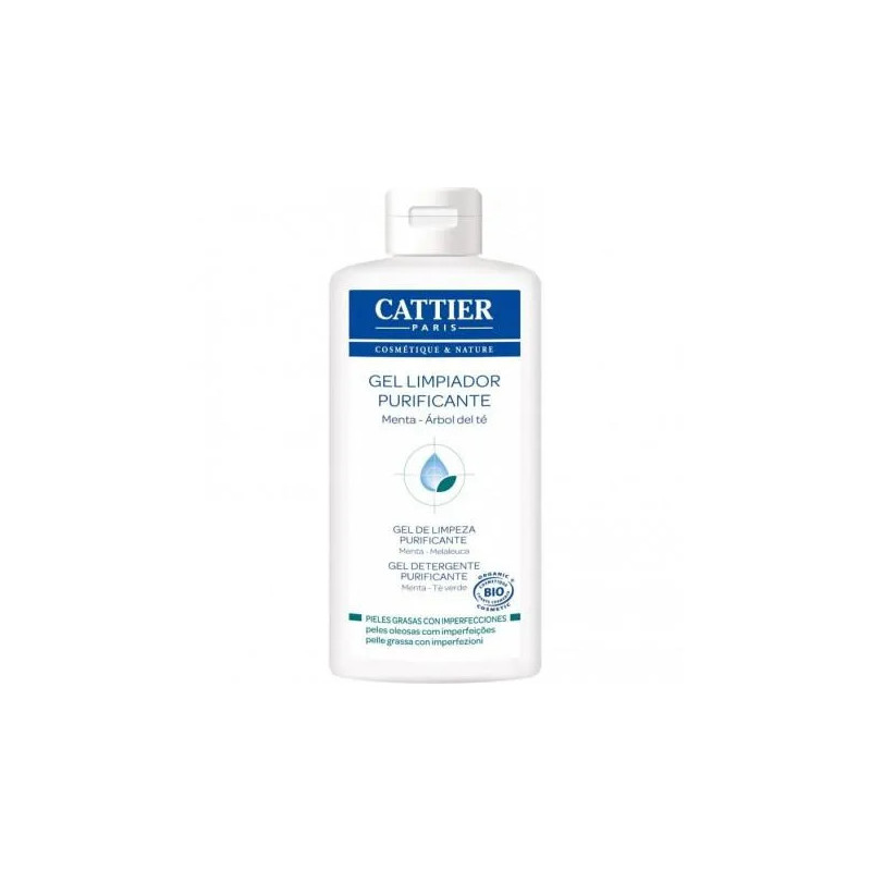 Cattier Gel Purifiant Tea Tree 200ml - Éclairez votre peau | Kermatone