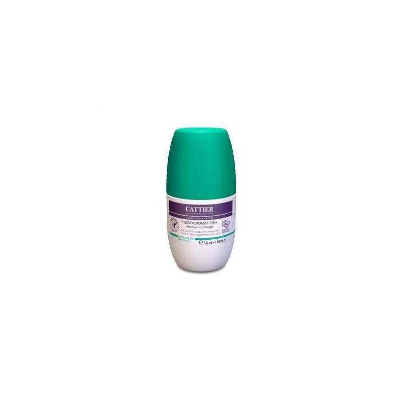 Déodorant Roll-On Aloe Cattier Paris 50ml - Fraîcheur Durable | Kermatone