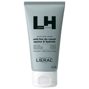 Baume Après-Rasage Lierac Homme 75ml - Apaisement & Hydratation Kermatone