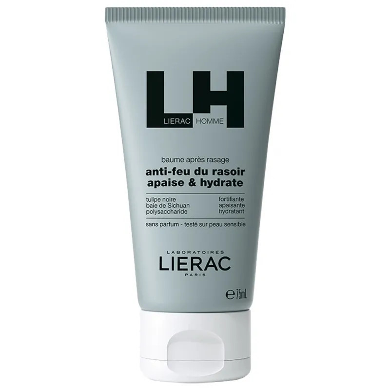 Baume Après-Rasage Lierac Homme 75ml - Apaisement & Hydratation Kermatone