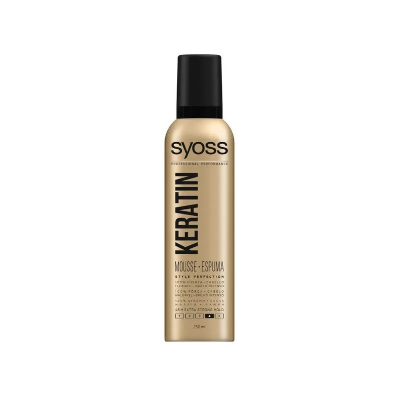 Syoss Mousse Keratin Style Perfection - Cheveux Sublimés | Kermatone