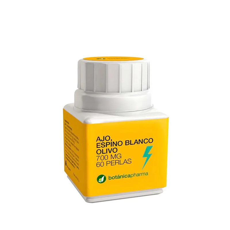BotánicaPharma Hawthorn + Olive Garlic 60 Perles - Santé Cardiaque Kermatone