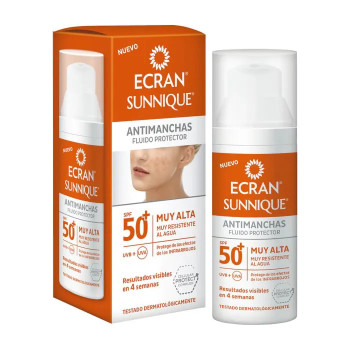 Ecran Sunnique Antimanchas Fluido SPF50+ | Kermatone