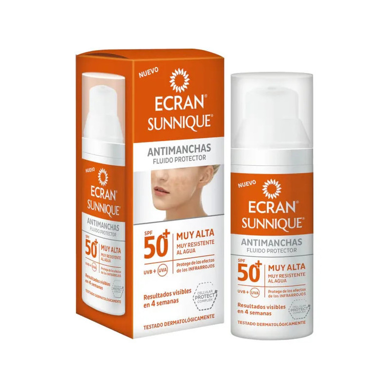 Ecran Sunnique Antimanchas Fluido SPF50+ | Kermatone