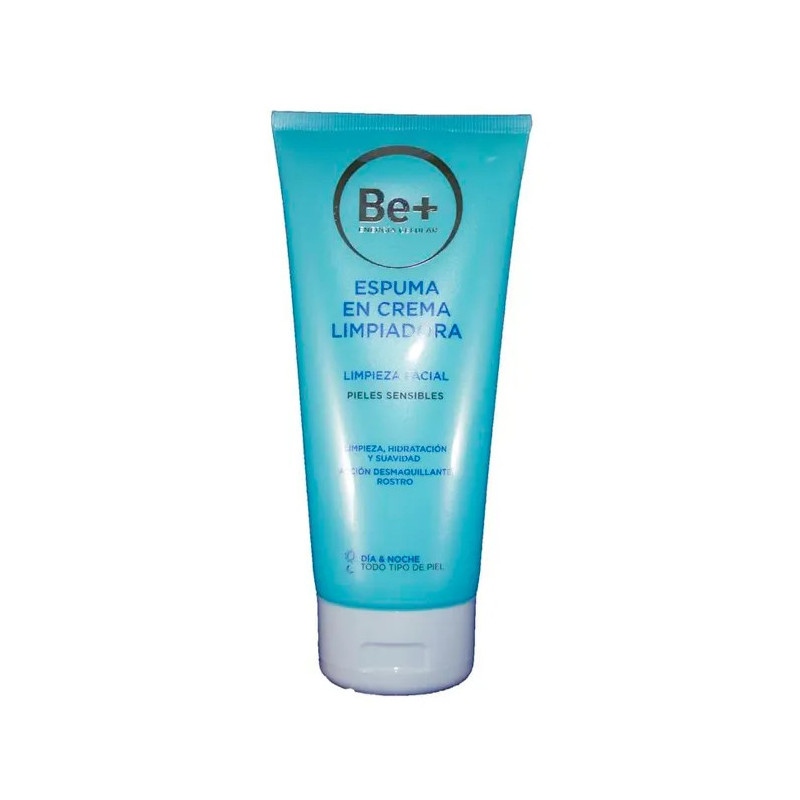 Be+ Crème Nettoyante Moussante 200ml - Pureté et Douceur | Kermatone