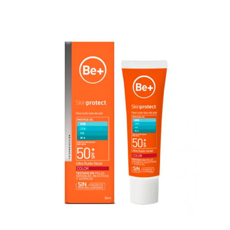 Be+ Skin Protect Colorant Visage SPF50+ - Protection & Teint Kermatone