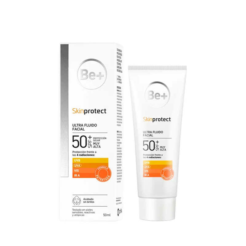 Be+ Skin Protect Facial SPF50+ - Protection Solaire Kermatone