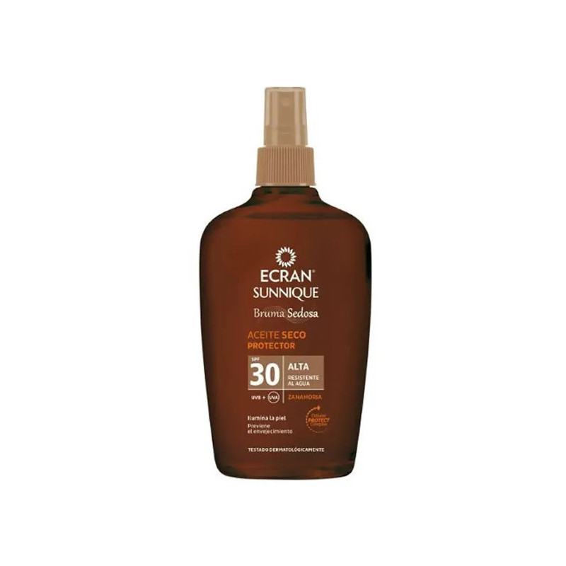 Ecran Sunnique Brume Soyeuse Huile Sèche SPF30 - Kermatone