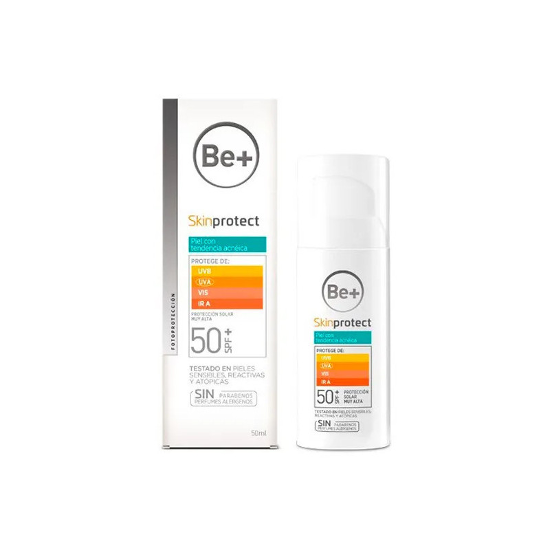 Be+ Skinprotect Peau Acnéique SPF50 - Protection Optimale Kermatone