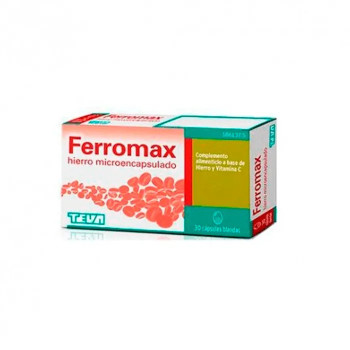 Teva Pharma Ferromax 30 Gélules - Lutter contre la fatigue | Kermatone