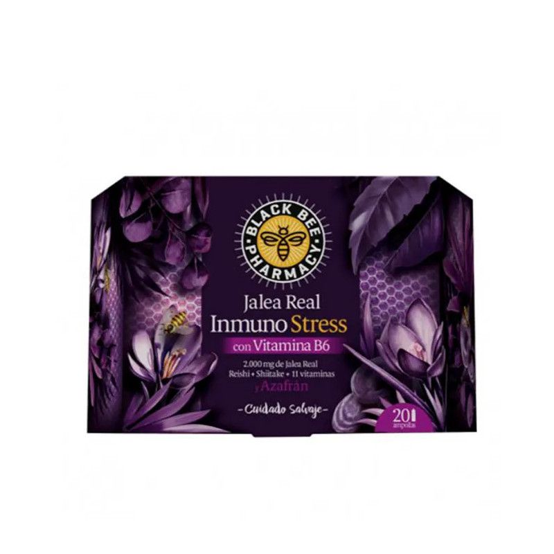 Black Bee Gelée Royale Immuno Stress pour défenses renforcées - Kermatone