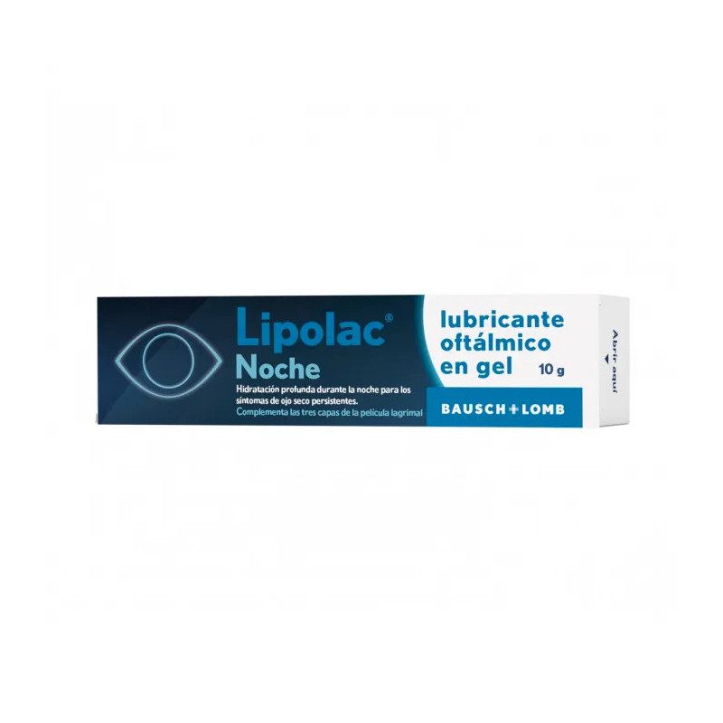 Bausch+ Lomb Lipolac Gel Nuit Hydratant pour Yeux - Kermatone