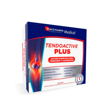 Forté Pharma Tendoactive Plus 20 Sticks - Santé des Articulations Kermatone