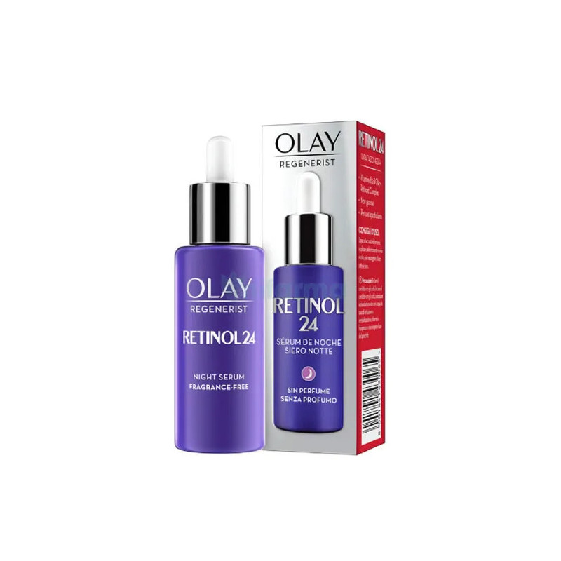Olay Regenerist Retinol24 Night Serum - Éclat et Hydratation | Kermatone