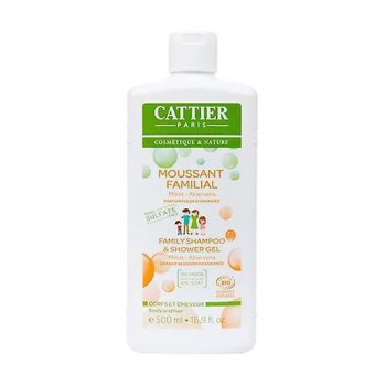 Cattier Gel De Douche et Shampooing S-S 500ml - Kermatone