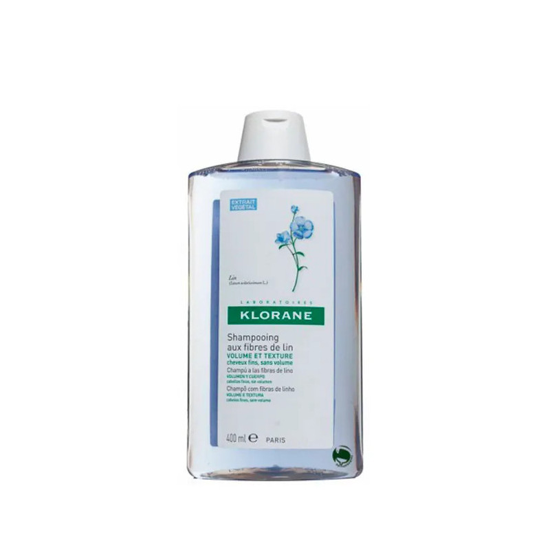 Shampooing Klorane Fibres de Lin 400ml | Kermatone